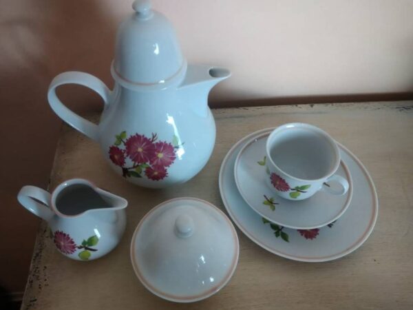 Vintage Henneberg Porzellan Tee-Kaffeeservice – Bild 7