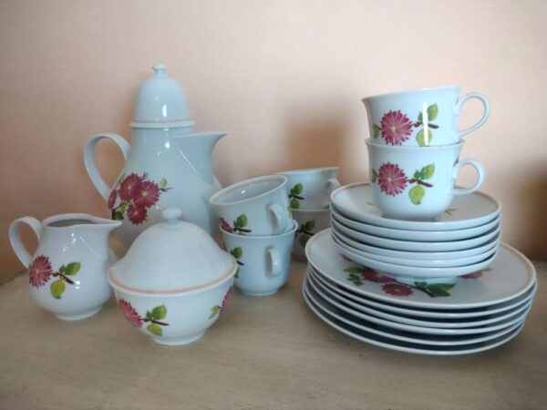 Vintage Henneberg Porzellan Tee-Kaffeeservice – Bild 3