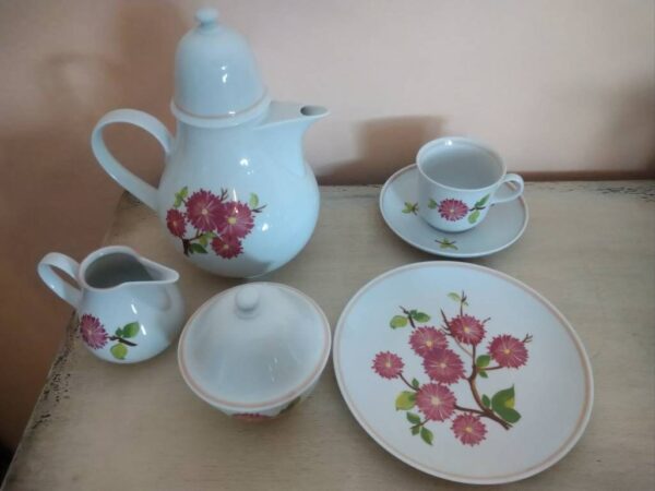 Vintage Henneberg Porzellan Tee-Kaffeeservice – Bild 6
