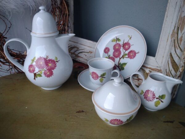 Vintage Henneberg Porzellan Tee-Kaffeeservice – Bild 10