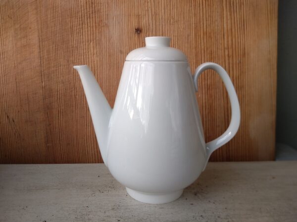 ROSENTHAL Teekanne kleine Kaffeekanne Kanne 650ml Porzellan Keramik weiß Shabby Chic Landhaus