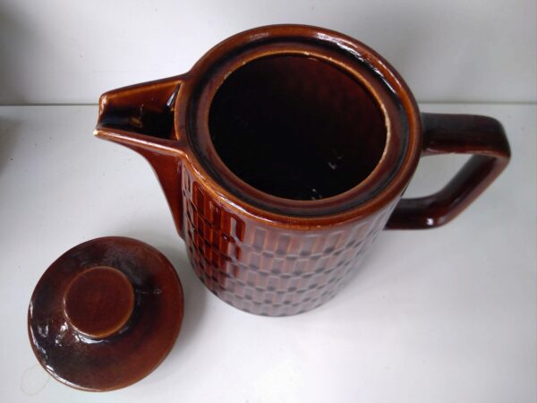 Vintage 70er Jahrgang Kaffeekanne Teekanne feuerfeste Kanne 650ml mid century – Bild 7