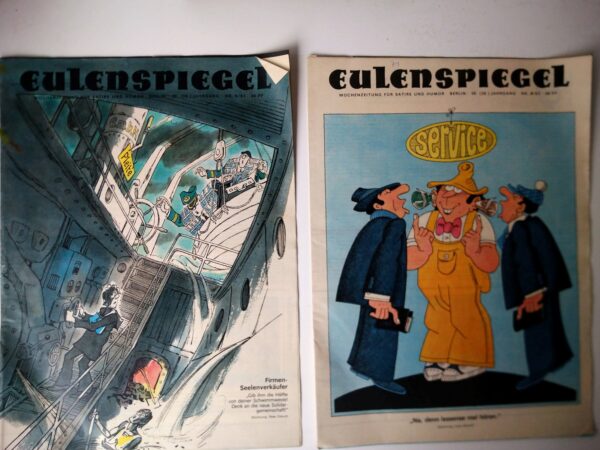 EULENSPIEGEL von 1983 80er Jahrgang 11x illustrierte Zeitschriften Satire Humor WochenZeitschriften DDR – Bild 5