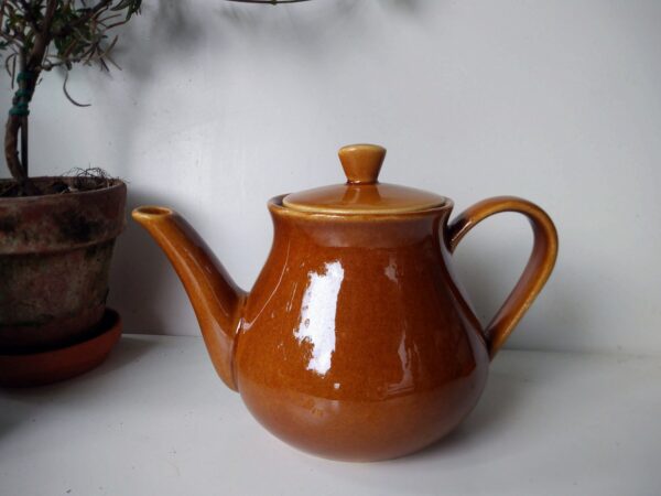 WAKU 191/07 Vintage 70er Jahrgang Kaffeekanne Teekanne feuerfeste Kanne 650ml mid century