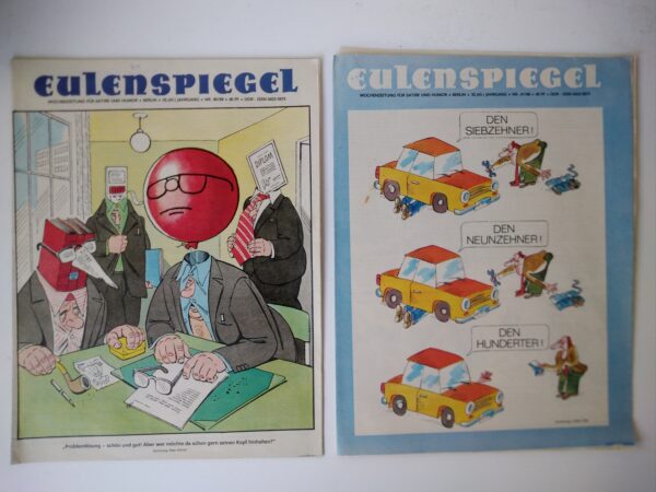 EULENSPIEGEL von 1988 80er Jahrgang 10x illustrierte Zeitschriften Satire Humor WochenZeitschriften DDR – Bild 3