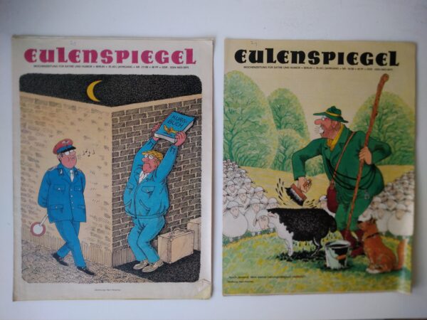 EULENSPIEGEL von 1988 80er Jahrgang 10x illustrierte Zeitschriften Satire Humor WochenZeitschriften DDR – Bild 5