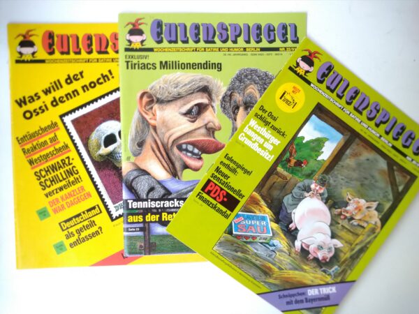 EULENSPIEGEL von 1991 90er Jahrgang 24x illustrierte Zeitschriften Satire Humor WochenZeitschriften – Bild 5