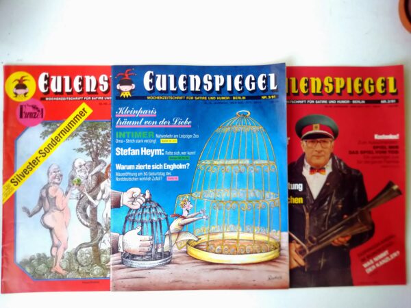 EULENSPIEGEL von 1991 90er Jahrgang 24x illustrierte Zeitschriften Satire Humor WochenZeitschriften – Bild 7