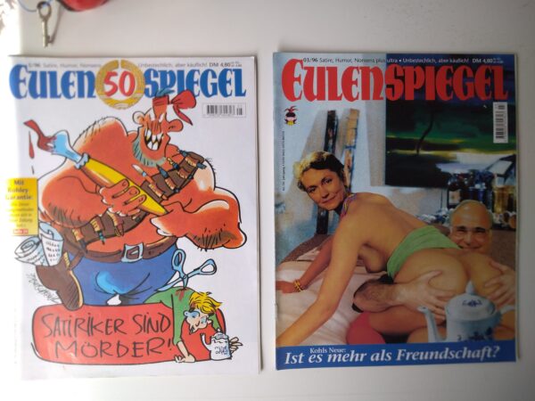 EULENSPIEGEL von 1996 90er Jahrgang 6x illustrierte Zeitschriften Satire Humor MonatsZeitschrift – Bild 3