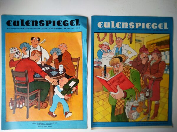 EULENSPIEGEL von 1980 80er Jahrgang 9x illustrierte Zeitschriften Satire Humor WochenZeitschriften DDR – Bild 6