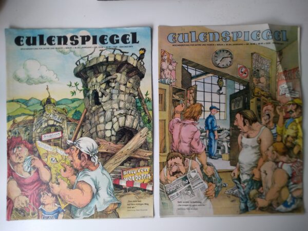 EULENSPIEGEL von 1989 80er Jahrgang 14x illustrierte Zeitschriften Satire Humor WochenZeitschriften DDR – Bild 5