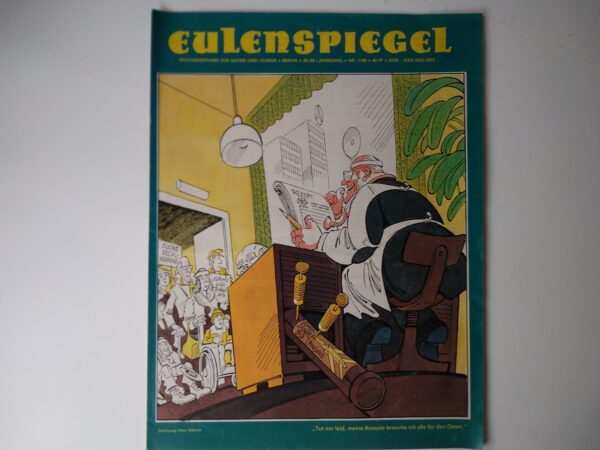 EULENSPIEGEL von 1989 80er Jahrgang 11x illustrierte Zeitschriften Satire Humor WochenZeitschriften DDR – Bild 3