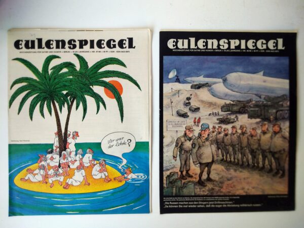 EULENSPIEGEL von 1988 80er Jahrgang 11x illustrierte Zeitschriften Satire Humor WochenZeitschriften DDR – Bild 5