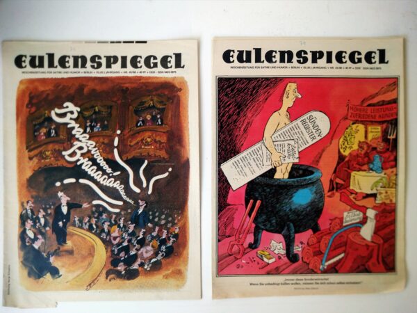 EULENSPIEGEL von 1988 80er Jahrgang 11x illustrierte Zeitschriften Satire Humor WochenZeitschriften DDR – Bild 7