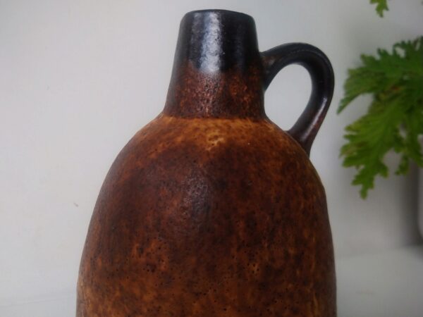 Ruscha Kurt Tschörner Vintage Studiokeramik Kleine Vase aus Keramik fat lava Tischvase Shabby Chic Landhaus mediterran – Bild 9