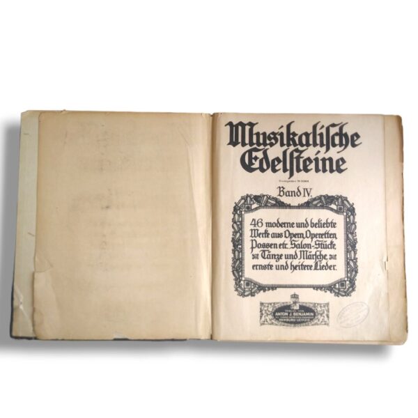 Musikalische Edelsteine Band 4 – Noten Sammlung - Eine Schatztruhe der Musikgeschichte 1912 – Bild 2