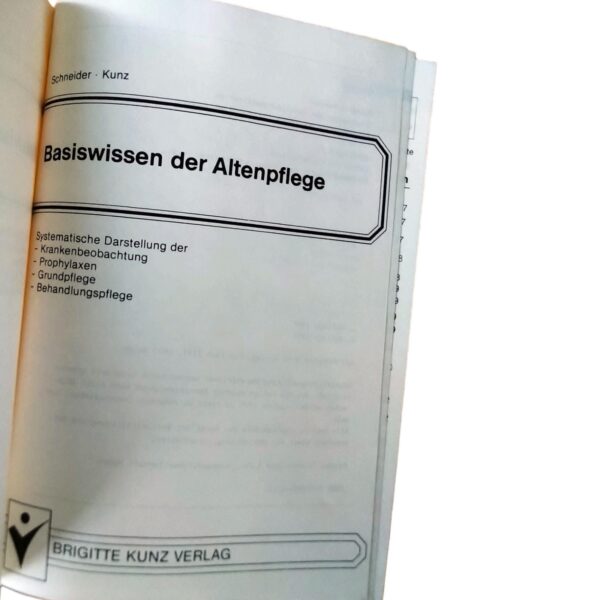 Basiswissen der Altenpflege & Altenpflegeexamen (3 Bände) 1991 Brigitte Kunz Verlag – Bild 5