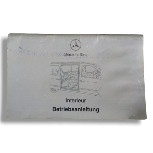 Original Mercedes-Benz Betriebsanleitung für V230 Turbodiesel, V200 und V230 (Druck: C. Maurer Druck und Verlag, Geislingen) – Bild 5