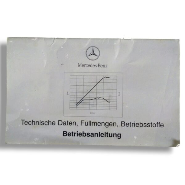 Original Mercedes-Benz Betriebsanleitung für V230 Turbodiesel, V200 und V230 (Druck: C. Maurer Druck und Verlag, Geislingen) – Bild 6