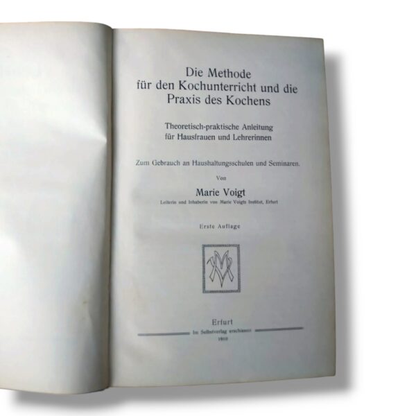 Antikes Lehrbuch für den Unterricht im Kochen und in der Hauswirtschaft, Marie Voigt 1910 Erfurt – Bild 5