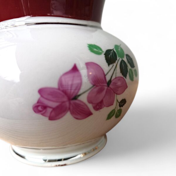 Spechtsbrunn Vase, original DDR Keramik, 70er Jahrgang, Florales Design, Retro Dekor, Einzigartiges Sammlerstück, Perfekte Geschenkidee – Bild 7