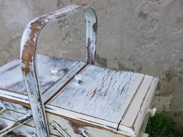 Antikes Nähekasten NäheKästchen Shabby Chic – Bild 9