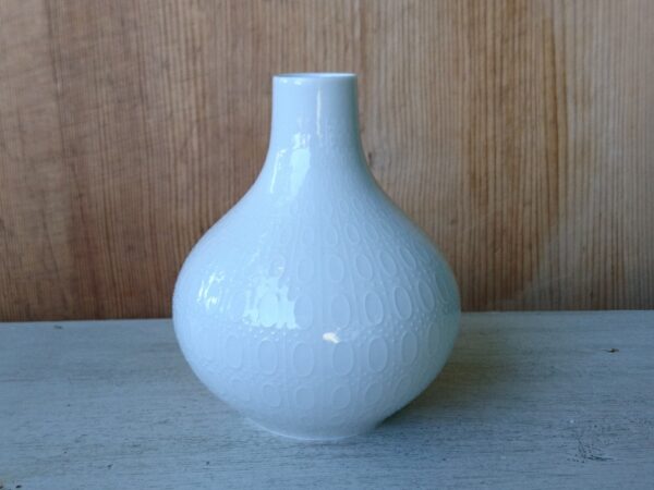 Rosenthal Kleine weiße Vase aus Porzellan Tischvase Shabby Chic – Bild 8