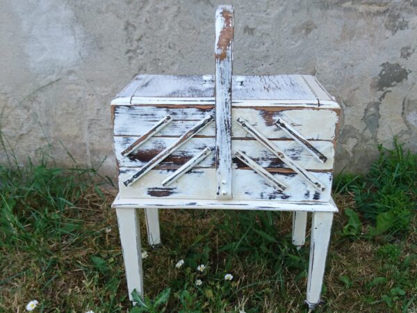 Antikes Nähekasten NäheKästchen Shabby Chic – Bild 7