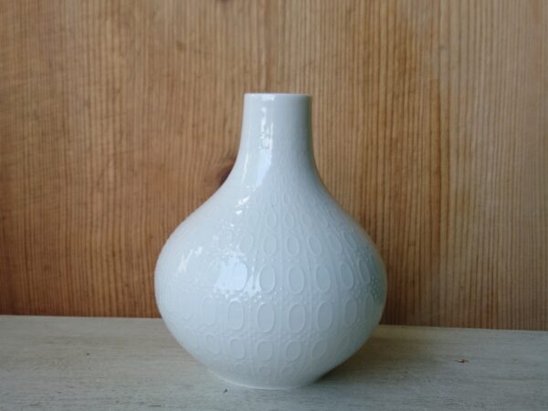 Rosenthal Kleine weiße Vase aus Porzellan Tischvase Shabby Chic – Bild 9