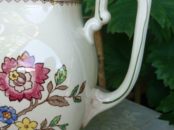 Villeroy und Boch V&B NANKING Teekanne Kaffeekanne Kanne 950ml Steingut Keramik weiß mit Blumendekor Handgemalt – Bild 7