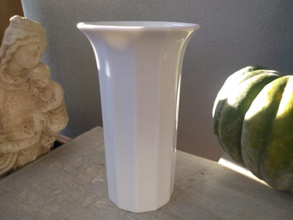 Rosenthal Kleine weiße Vase aus Porzellan Tischvase Shabby Chic Landhaus – Bild 5