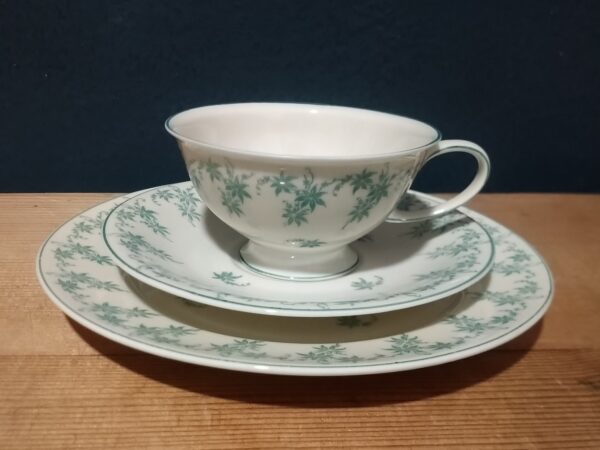 ROSENTHAL Winifred Mokka Sammelgedeck oder Puppengeschirr Tasse Untertasse Kuchenteller shabby chic Geschirr Germany Vintage – Bild 3