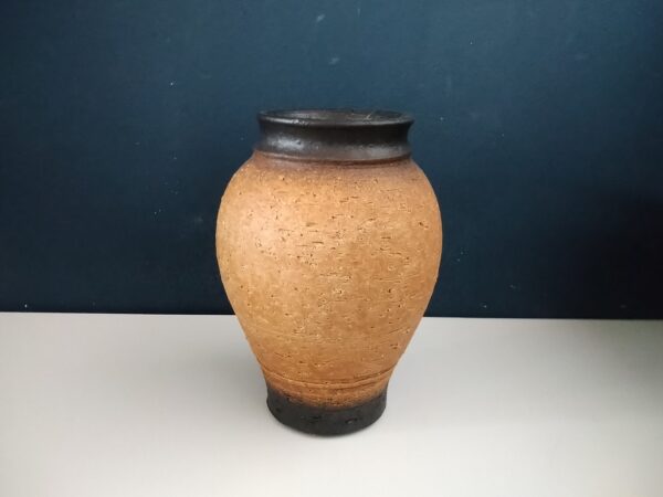 Vintage Keramik Vase mediterran Blumenvase wabi-sabi Tischvase