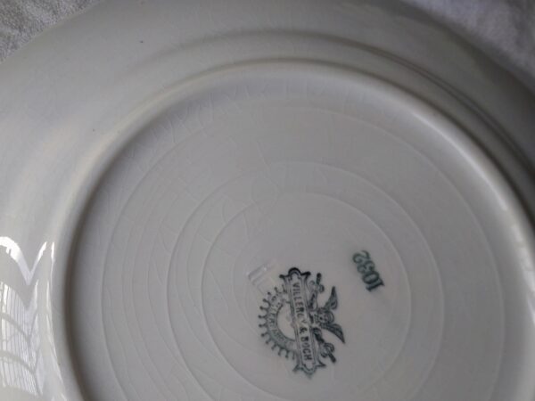 Villeroy und Boch wallerfangen 6x Speiseteller um 1900 antik – Bild 2