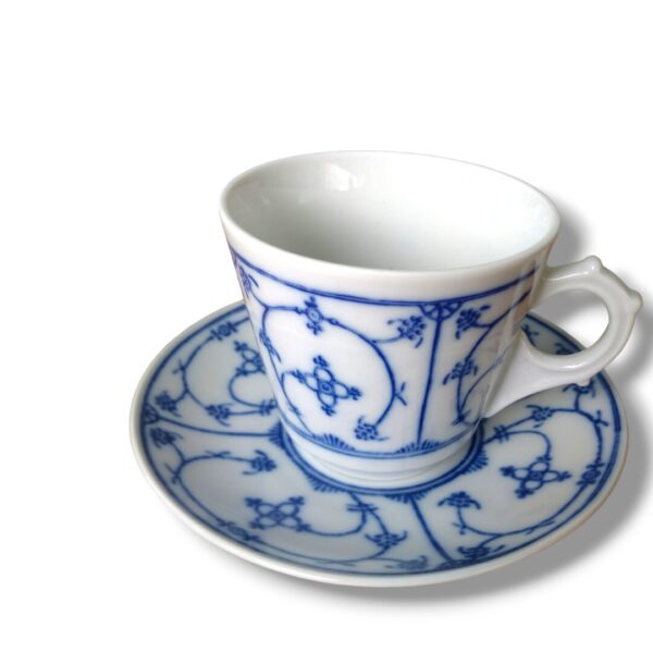 Jaeger & Co. Blue Saks Porzellan Kaffeetasse mit Untertasse – Bild 9