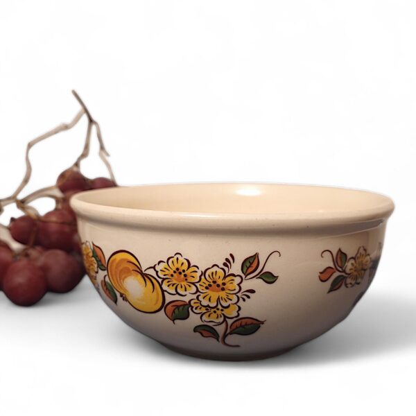 Vintage DDR-Keramikschüssel von VEB Torgau – Authentisches Sammlerstück mit Blumenmuster, ideal für Nostalgie-Liebhaber und Stilbewusste – Bild 4