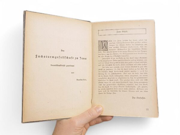 Die Burggrafen von Kirchberg, ein Roman von Ferdinand Köcher, Antikbuch 1926 -Fesselnde Machtspiele & Geheimnisse des mittelalterlichen Jena – Bild 2