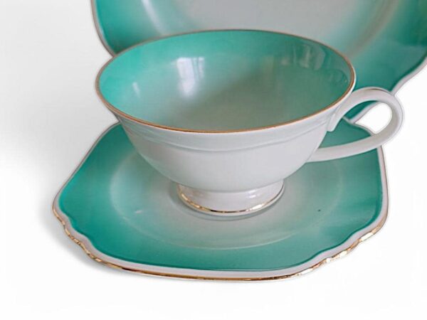 Vintage Lettin Sammeltasse in Mint – Rares DDR-Porzellan mit Stil – Bild 4